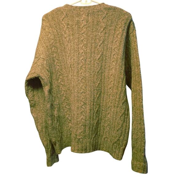 Vintage American Eagle Outfitters wool cable knit fishermans sweater small mens - Picture 2 of 6